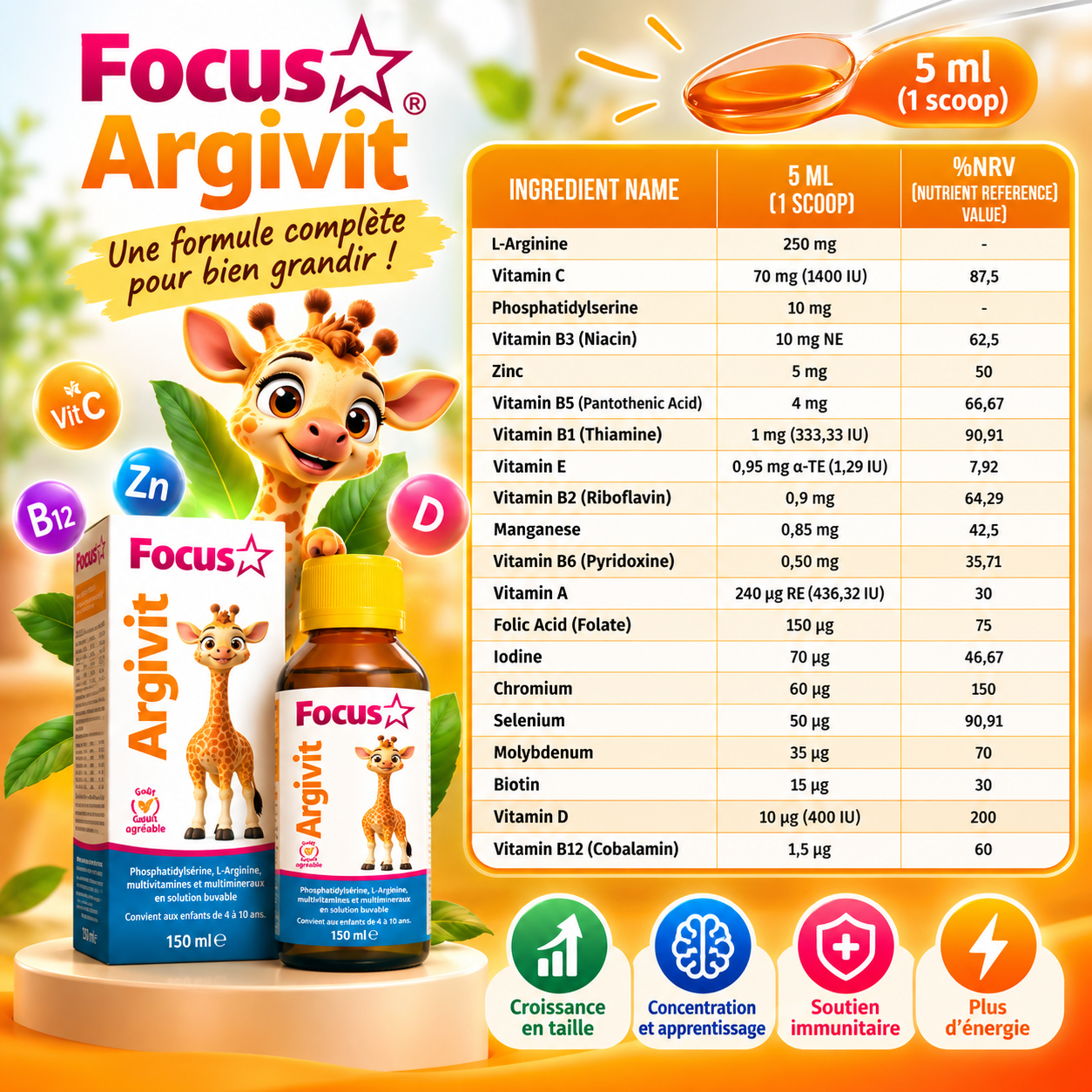 Argivit Focus™ Le meilleur pour leur croissance