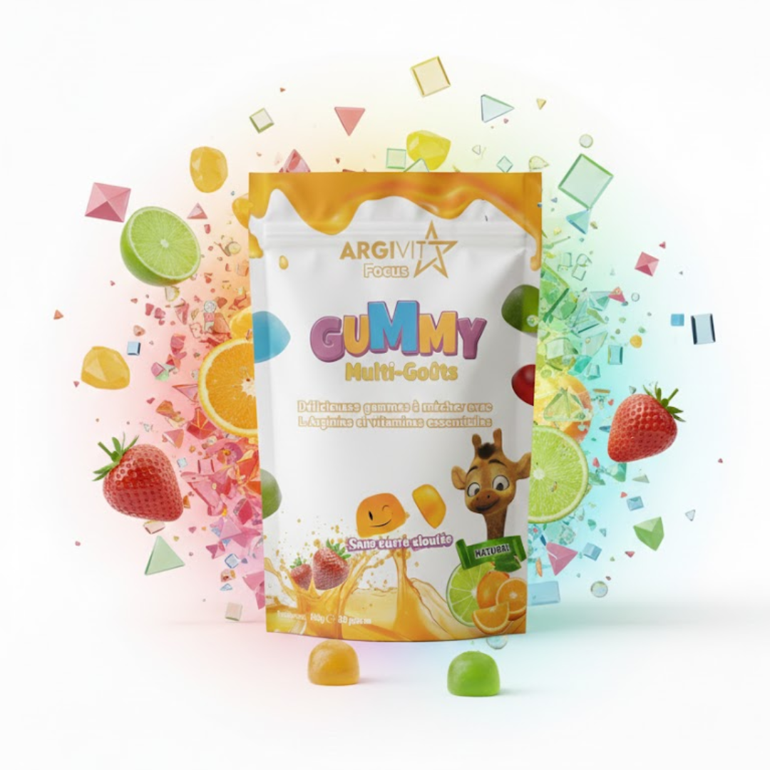 ARGIVIT FOCUS GUMMIES™ Le partenaire quotidien de la croissance