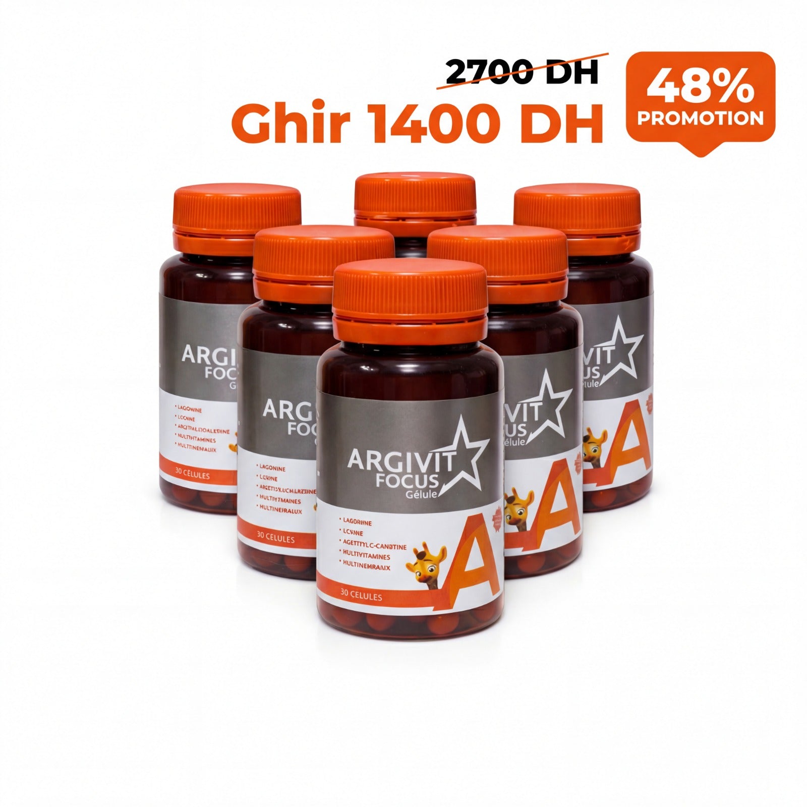 ARGIVIT FOCUS™  Le Pack 6 Mois Essentiel pour Maximiser la Croissance